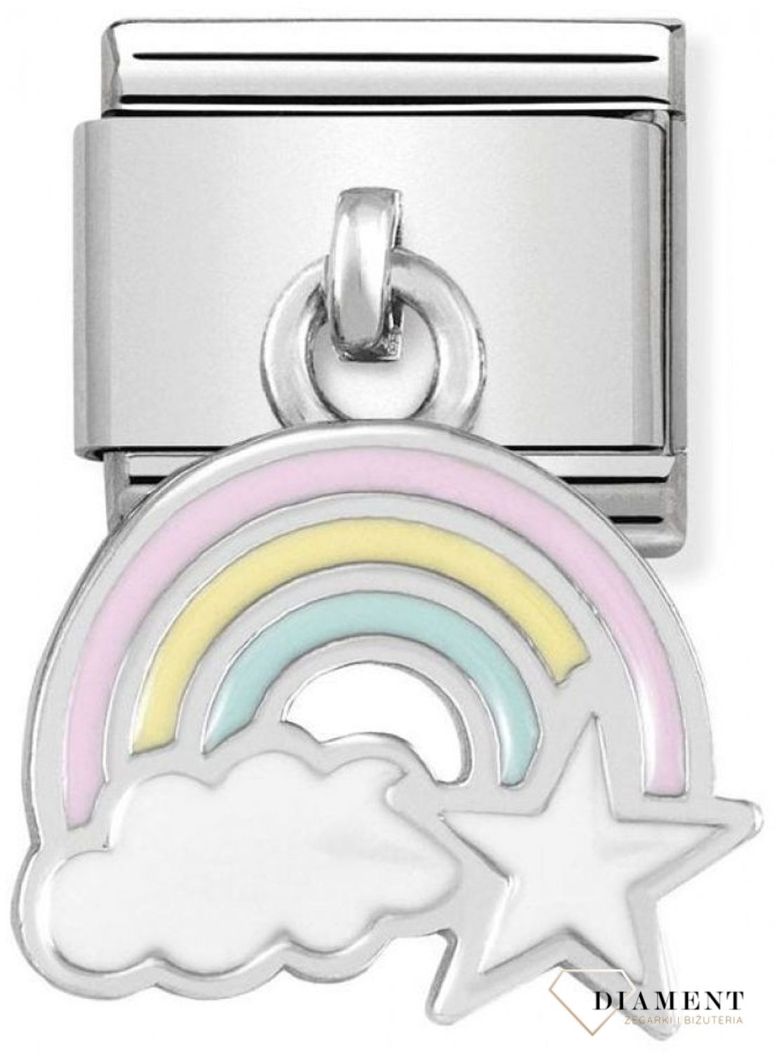 Nomination Link 925 zawieszka srebro 'Kolorowa tęcza' 331805 17 biżuteria nomination nomination zawieszki nomination baza.jpg